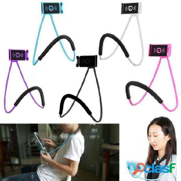 New arrival lazy hanging neck phone stands necklace