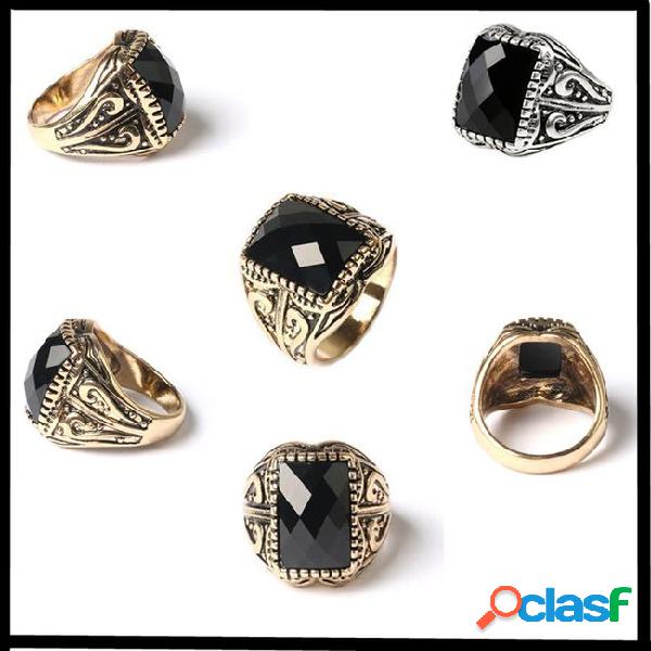 New arrival luxury mens ring gold silver plated violent ring