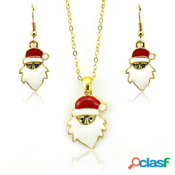 New arrivals jewelry sets fashioned santa claus pendants
