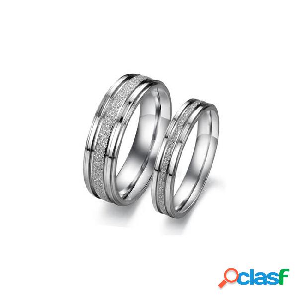 New arrive 316l titanium stainless steel couple lover ring