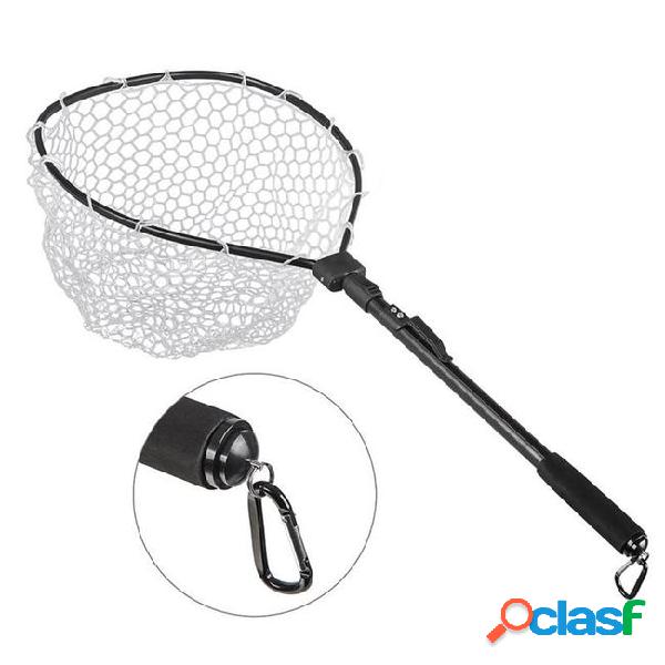 New black aluminum alloy flying fishing net with fast