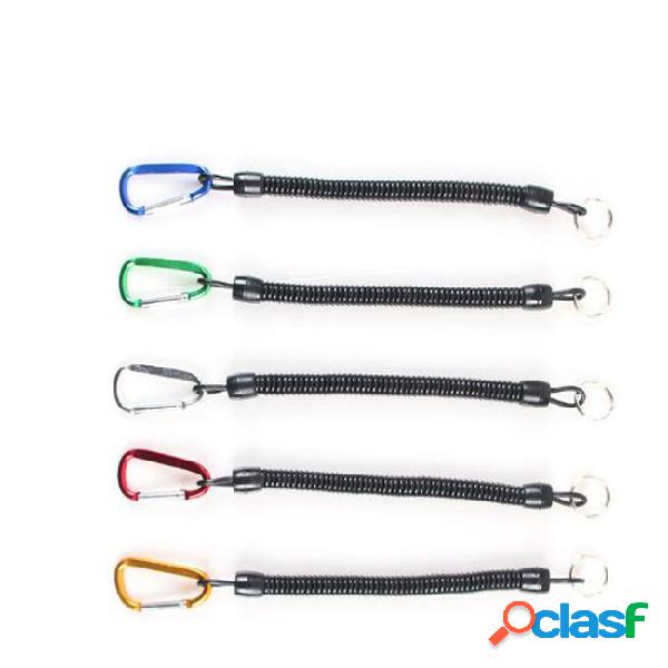 New coiled fishing safety rope multifunctional elastic