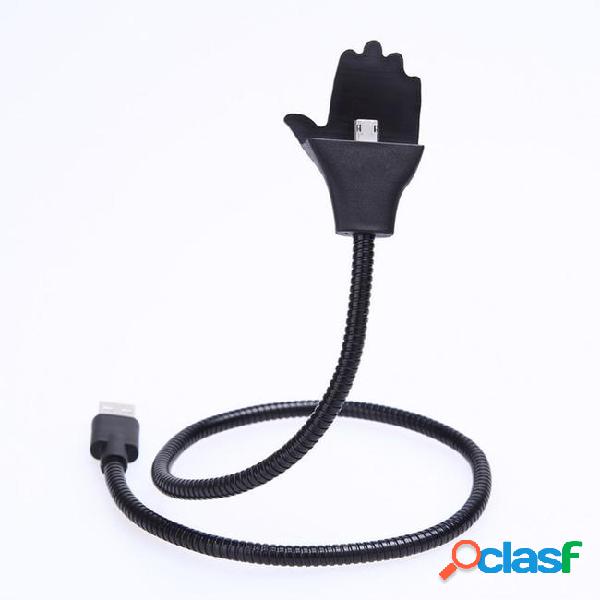New flexible stand up usb phone desk holders charger for