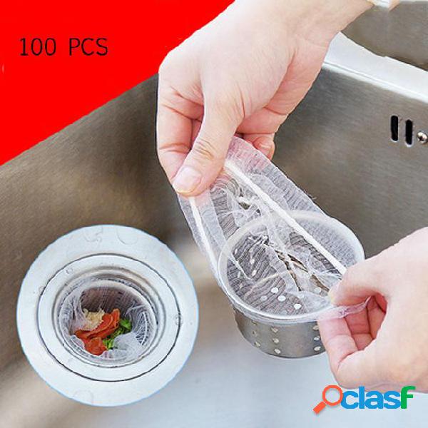 New kitchen and bathroom shower drain cover net bag hair