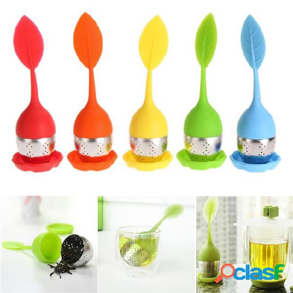 New silicon tea infuser leaf silicone tea infuser with food