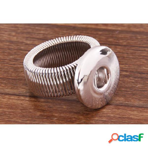 Newest 2016 fashion adjustable noosa ring interchangeable