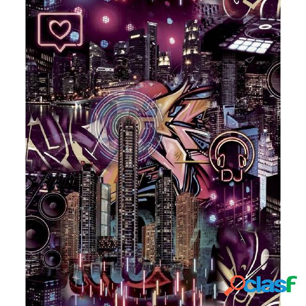 Noordwand Good Vibes Papel de pared Skyscrapers City Icons