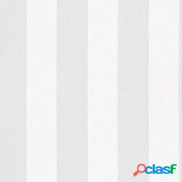 Noordwand Topchic Papel de pared Stripes gris y blanco