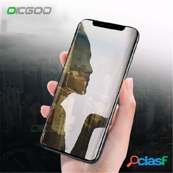Oicgoo 5d curved edge full cover glass for x screen