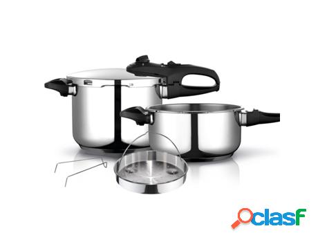 Olla de Presión FAGOR 6 + 4L (17 cm, 12 cm - Acero
