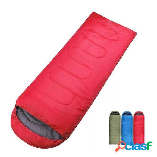 Outdoor camping envelope sleeping bag thermal adult winter