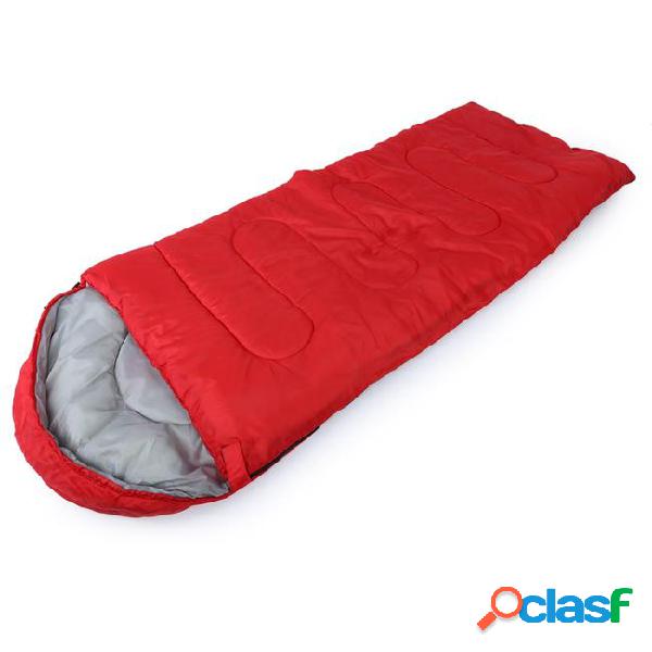 Outdoor camping envelope style hooded thin hollow cotton