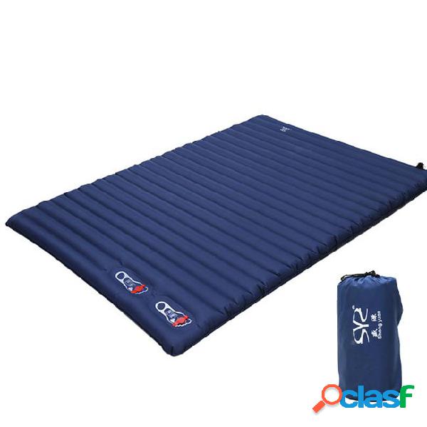 Outdoor camping mat inflatable air mattress double 2 person