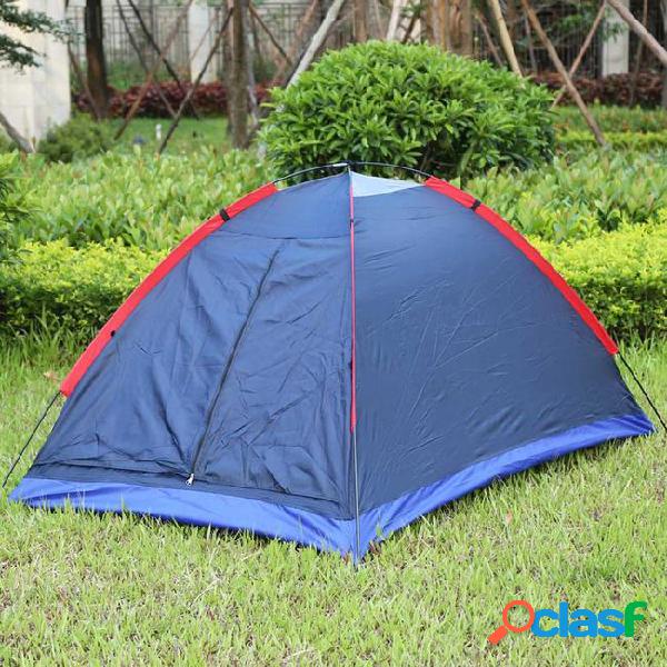 Outdoor camping polyester fiber tent fiberglass pole for two