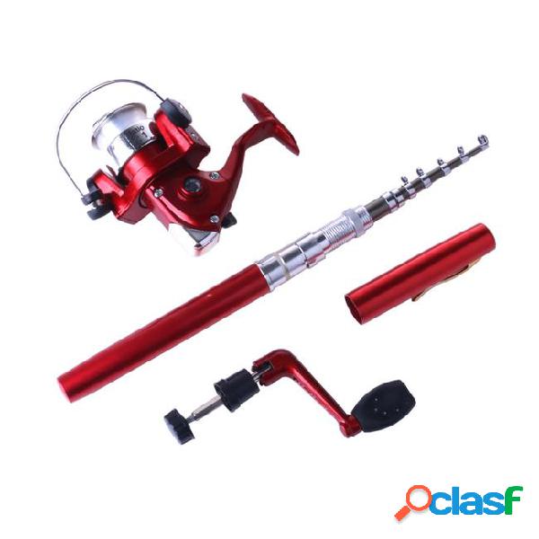 Outdoor fishing set portable pen fishing rod mini pocket