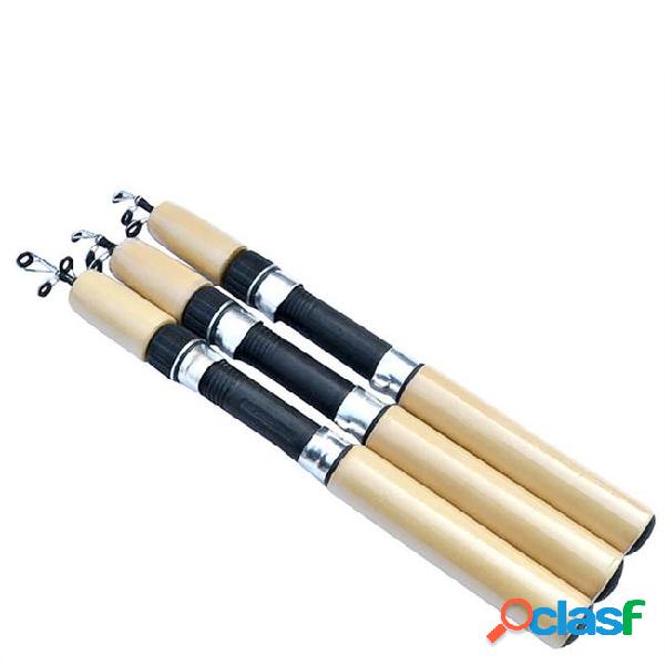 Outdoor mini fishing rod gear retractable fiberglass