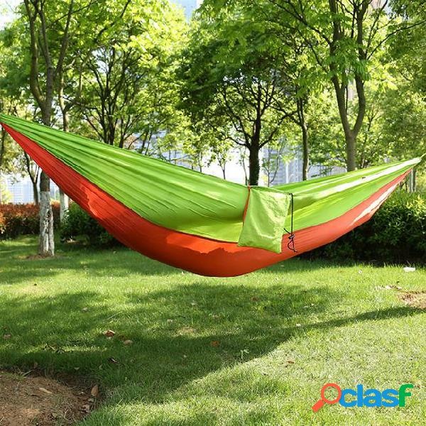 Outdoor nylon parachute cloth hammock double hammock