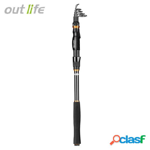 Outlife high carbon fiber fishing rod fish pole equipment