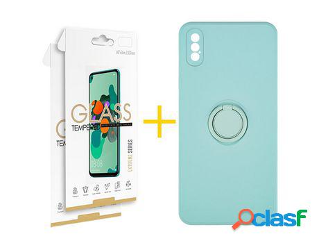Pack 2 Películas 2.5D + Funda SKYHE por Apple iPhone XR Gel