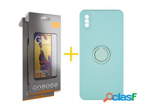 Pack 2 Películas Full + Funda SKYHE por Apple iPhone XR Gel