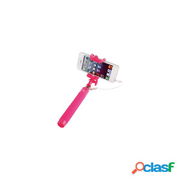 Palo mini extensible selfie rosa