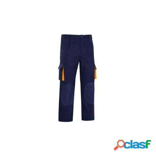 Pantalon Trabajo T48 Alg Az/Na Cargo Mltibol Vesin