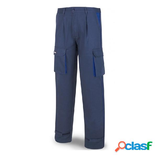 Pantalon algodon marca supertop azul 38