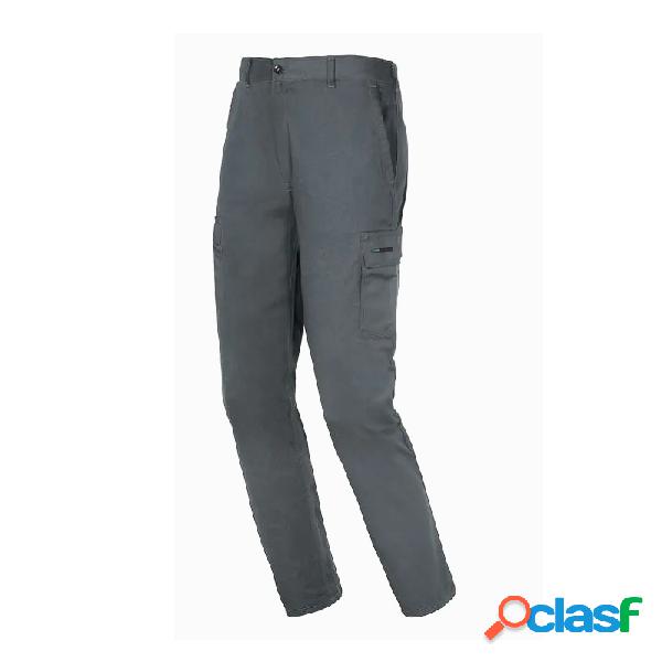 Pantalon multibolsillos issaline easystretch gris talla m
