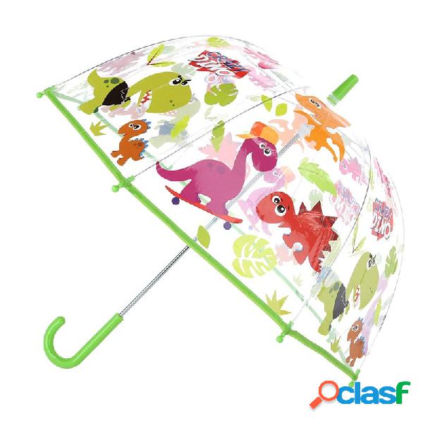 Paraguas infantil cuatro gotas manual dinosaurios