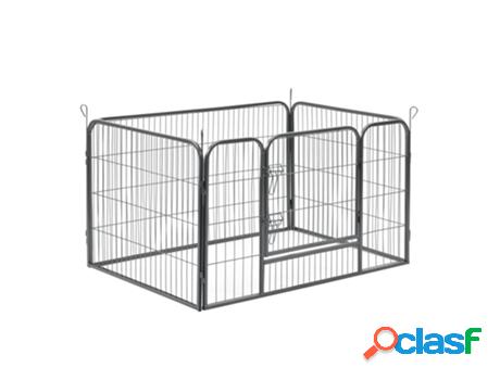 Parque para Perros PRO.TEC (125 x 85 x 70 cm - Ao -