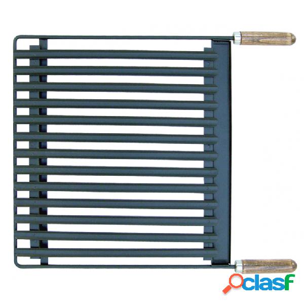 Parrilla barbacoa inox 60x41 cm imex el zorro 71625