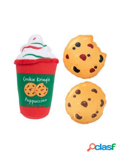 Peluche Navideño Cookie Kringle Puppuccino & Cookies para