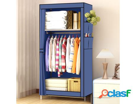 Perchero JOASHUAL (Acero - Azul - 145 x 60 x 45 cm)