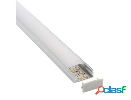 Perfil Aluminio Sensa Big Para Tiras Led 2 Metros LEDBOX