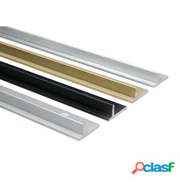 Perfil de aluminio klein roll 25-45 negro 3 m