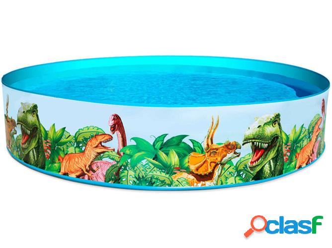 Piscina Hinchable BESTWAY Dinosaurios Azul (244x46cm)