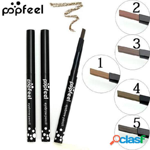 Popfeel maquiagem eyes makeup waterproof eyebrow pencil long