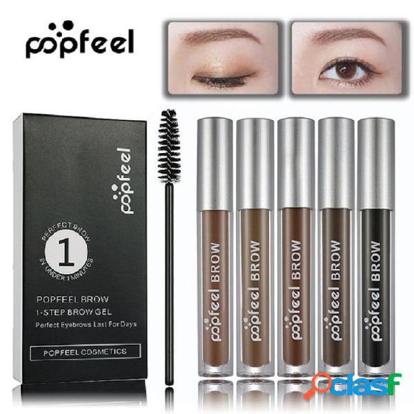 Popfeel waterproof eyebrow tint enhancer cream brown eye