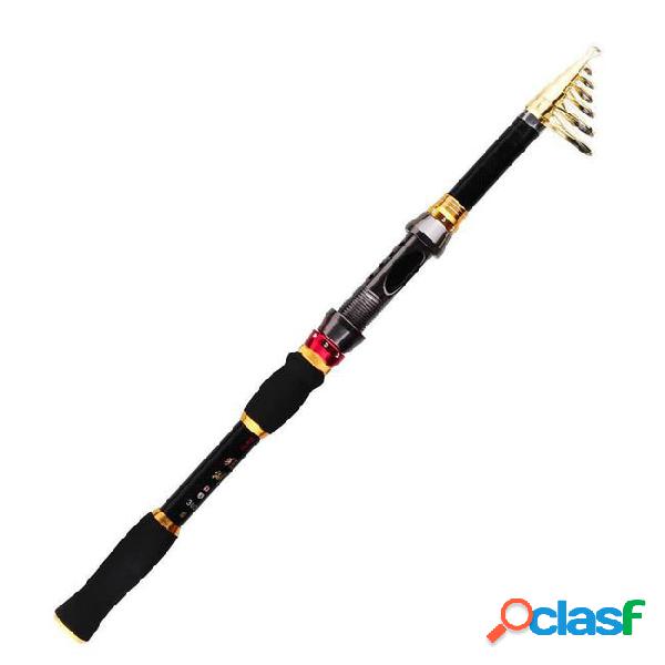 Portable 2.7m carbon fishing rod saltwater superhard sea-rod