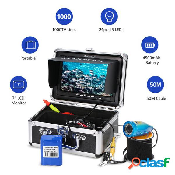 Portable fish finder monitor 1000tvl waterproof underwater