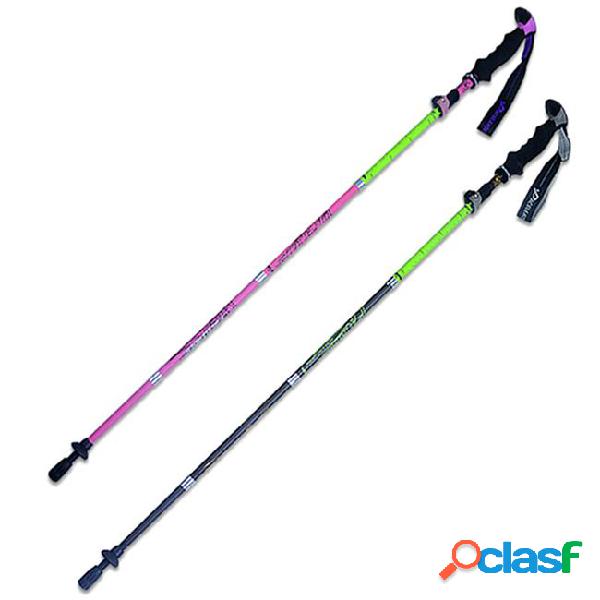 Portable lightweight carbon folding cane outdoor