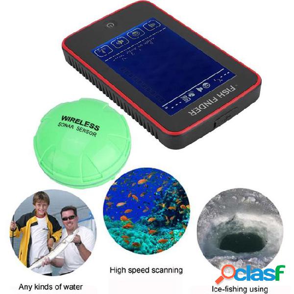 Portable sonar echo fish detectors sounder 200-500m lcd