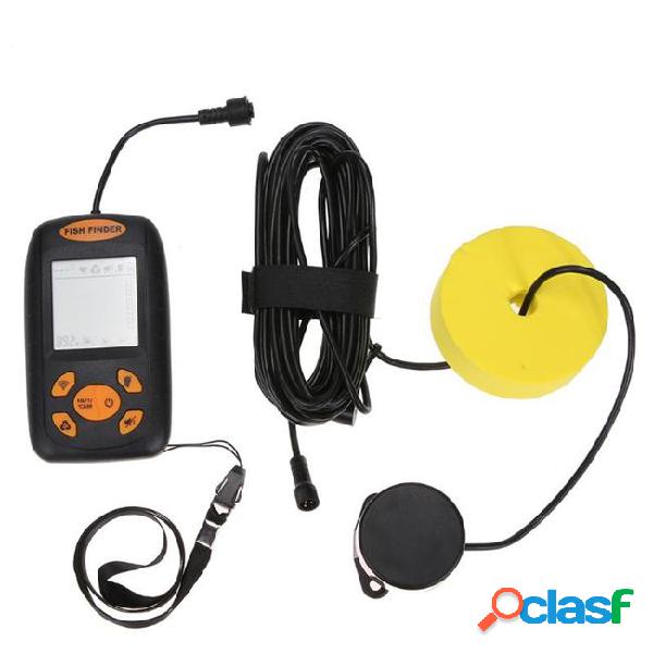 Portable water-resistant wire ultrasonic fish finder echo