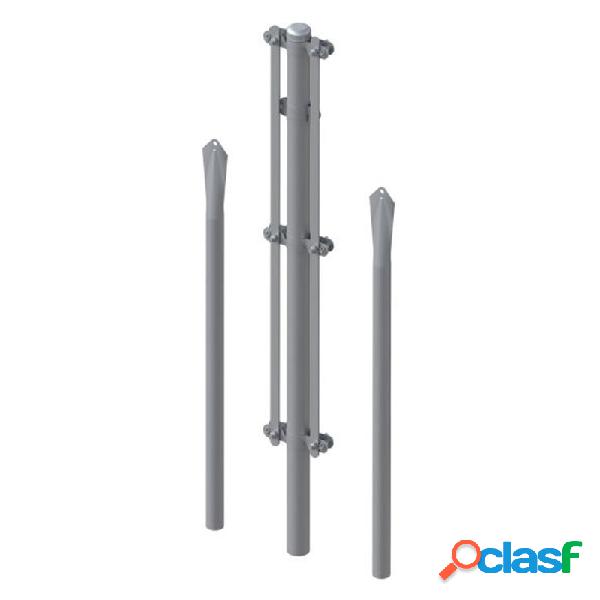 Poste esquinero conjunto mrt 1,5-1,8m galvanizado