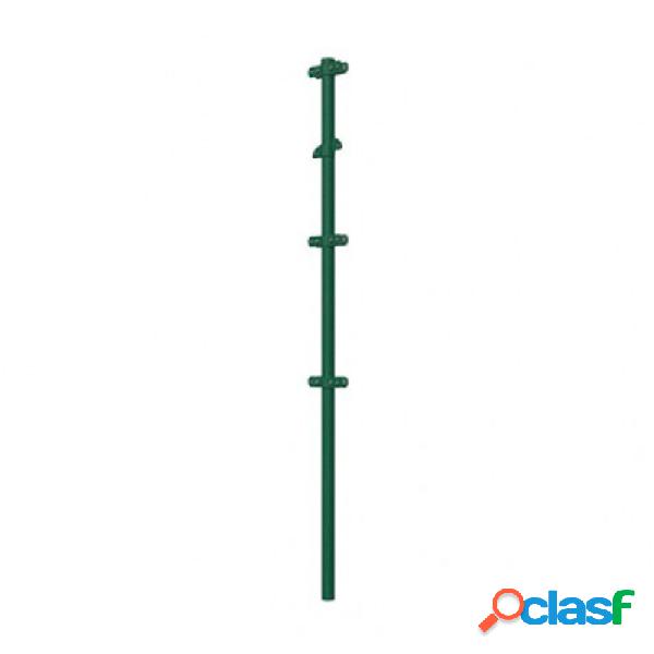 Poste refuerzo plastificado kit torres 1,5-1,85m verde
