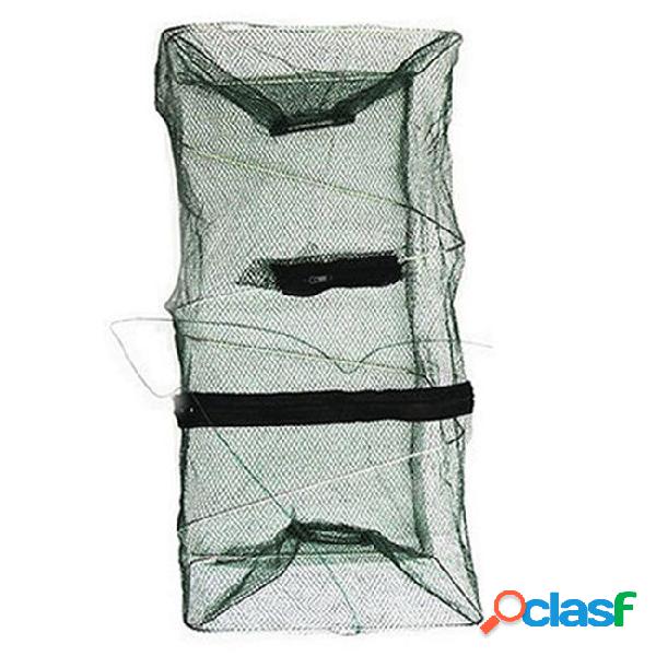 Practical foldable fishing bait trap cast cage shrimp