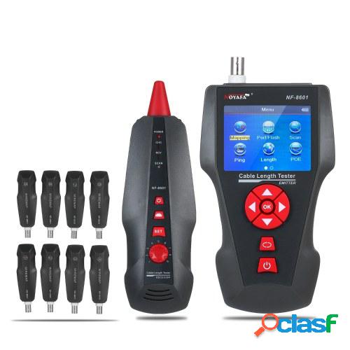 Probador de cables de red LCD multifuncional Rastreador de