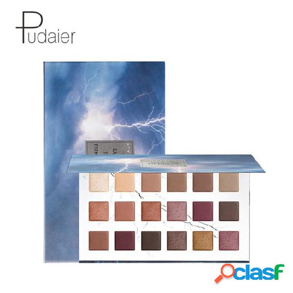Pudaier 18 color eye shadow makeup palette waterproof
