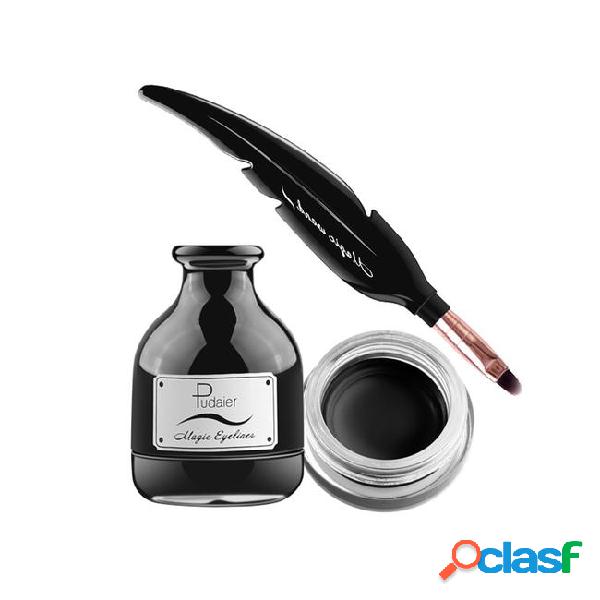 Pudaier feather magic gel eyeliner long lasting smudge-proof