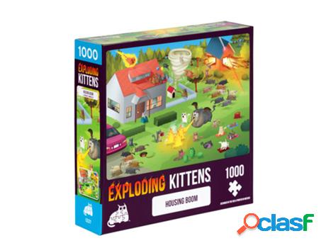 Puzzle EXPLODING KITTENS Housing Boom (1000 Piezas)